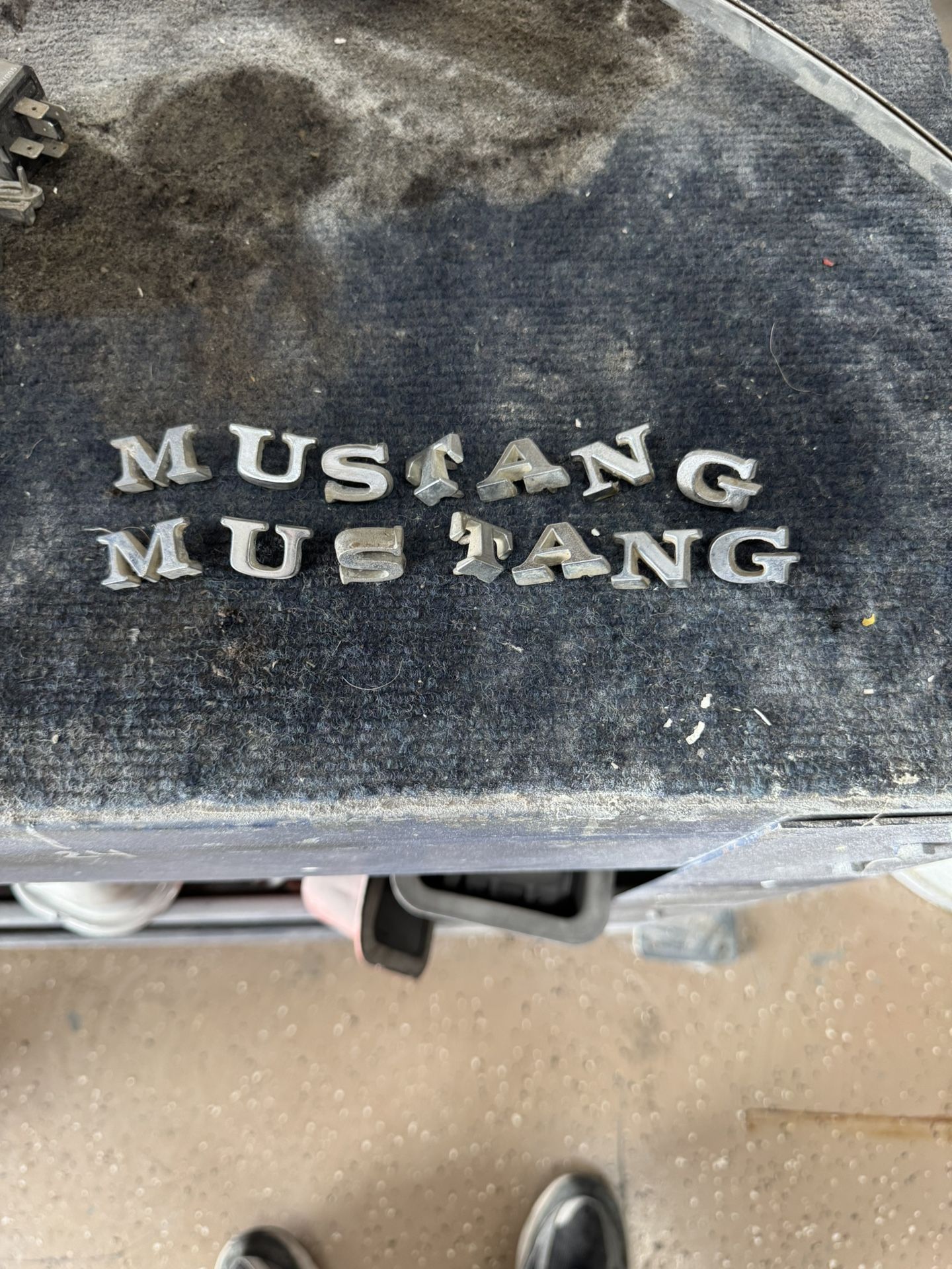 Classic Ford Mustang Body Letters. Cheap $10