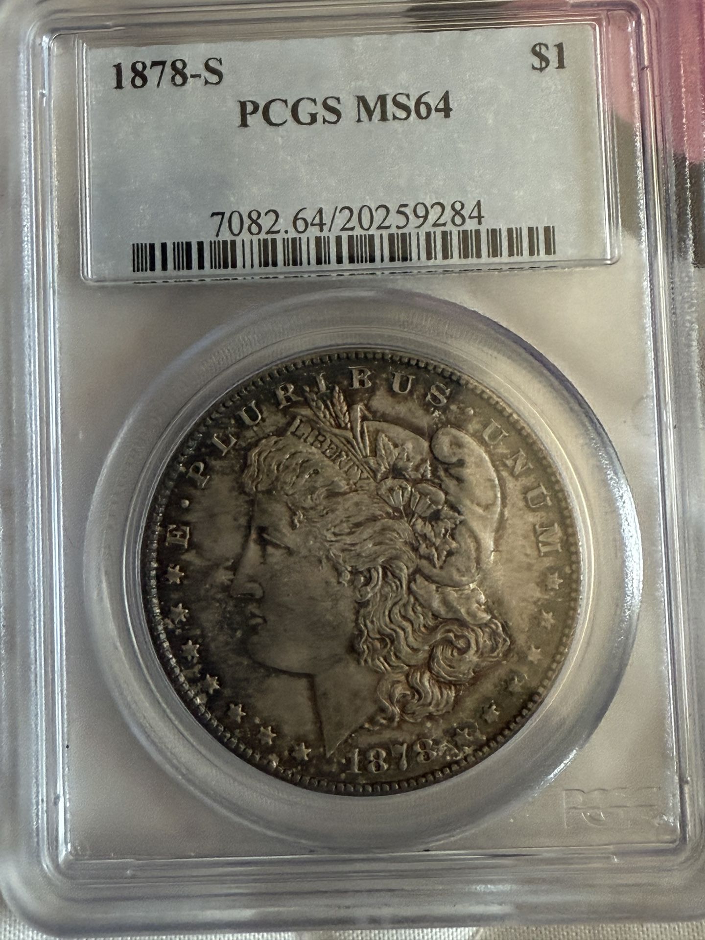 1878-S PCGS MS64 Morgan Silver Dollar