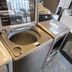 Samsung XL Washer & Dryer Electric 