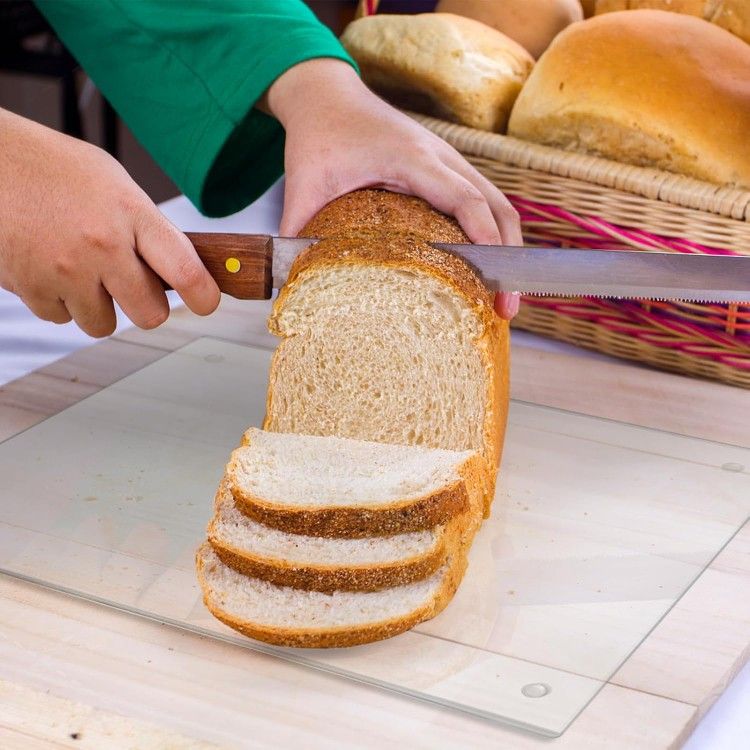 16x20" Tempered Glass Cutting Board – Heat & Scratch Resistant D10