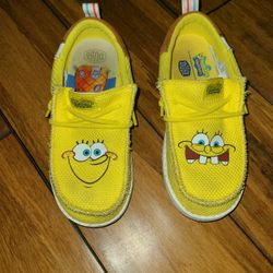 Hey DUDE Size 13 SpongeBob BIG KID Shoe