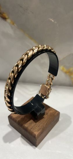 10k Rose gold Bracelet 9mm 56.9 Grams