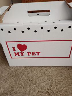 New Cardboard Pet Carrier