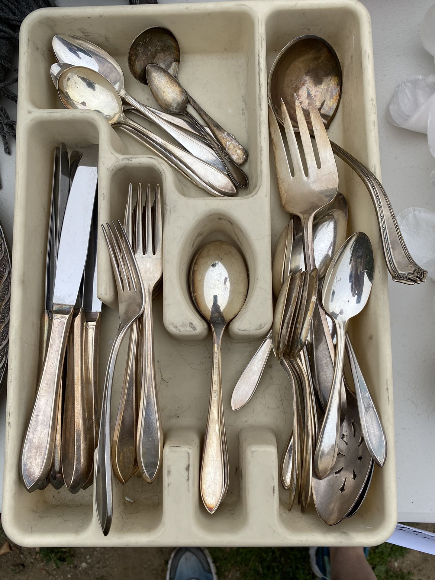 Silver Plated Silverware Set