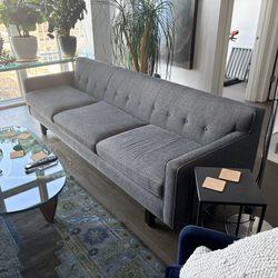 $100 Grey Couch  - Good Cond