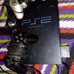PS 2 With Two Controllers 