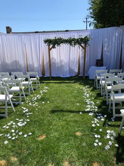 Wood Wedding Arch