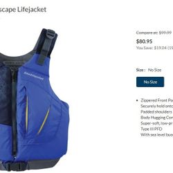 Men's Life Jackets - Adult- New
