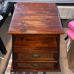 Wood End  Table 