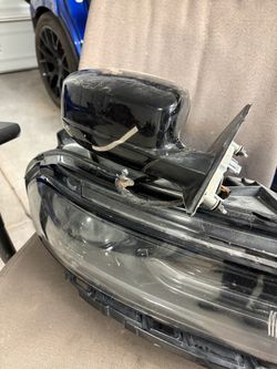 2018 dodge charger head light and mirior