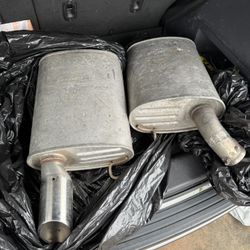 2014 Mustang GT stock mufflers