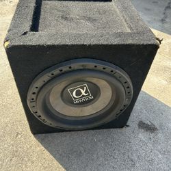 Alphasonik Mayhem PSW912 -12” Competition Subwoofer (2200W RMS)
