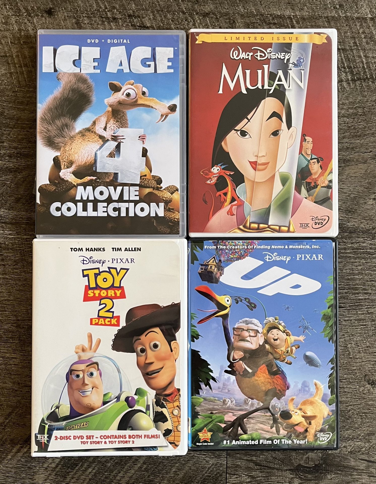 Disney Animated Movies DVD Lot (Lot of 8 Movies)