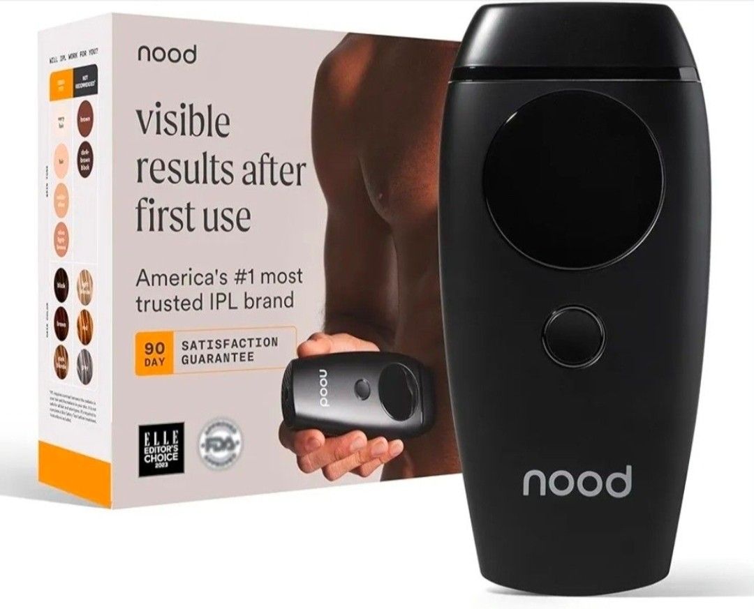 NEW! Flasher 2.0 by Nood, IPL Laser Whole Body Hair Removal Device for Men & Women, Matte Black