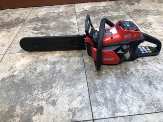 Snapper 60V 16” battery powered chainsaw