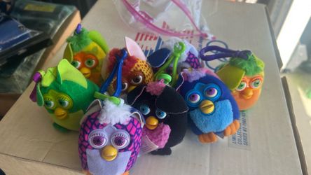 8  Vintage Key Chain Furbies