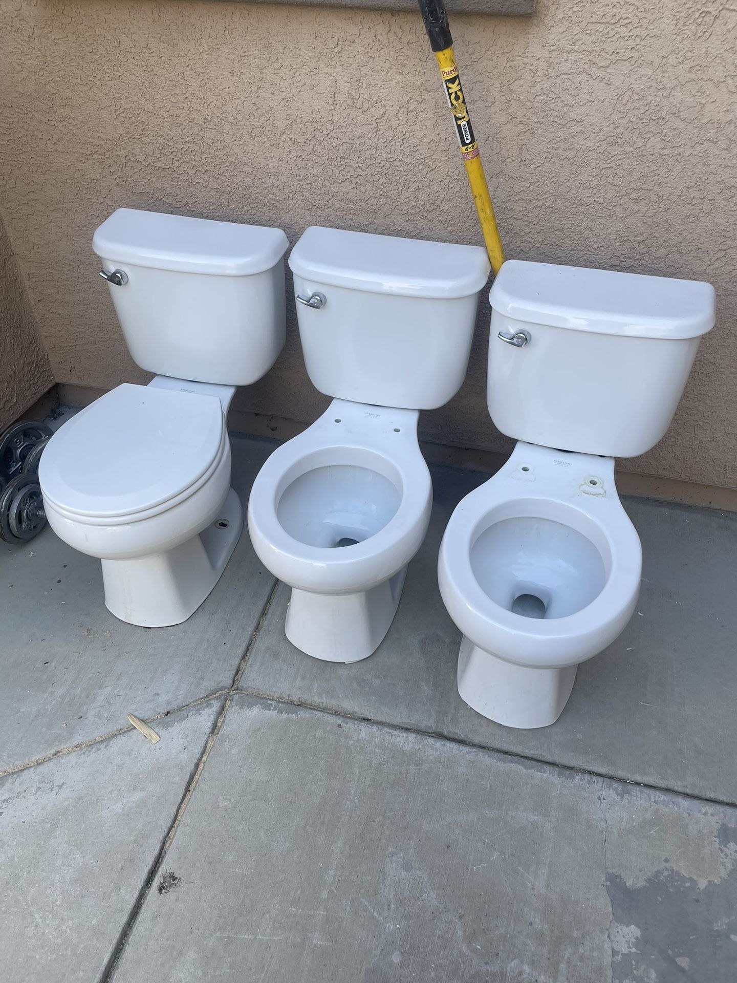 3 sterling 1.6/ 6 liters toilets