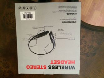 Brand-new headset wireless in the box