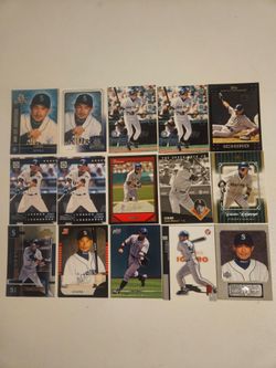 Mariners (15) card lot of Ichiro Suzuki. $30 obo