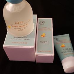 Colonia tender moments jafra y baby bottom balm