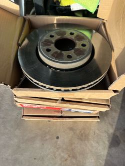 Front and Rear Brake Rotors for 2016 jeep Grand Cherokee Overland
