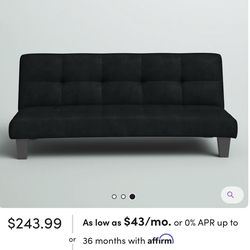 Black futon