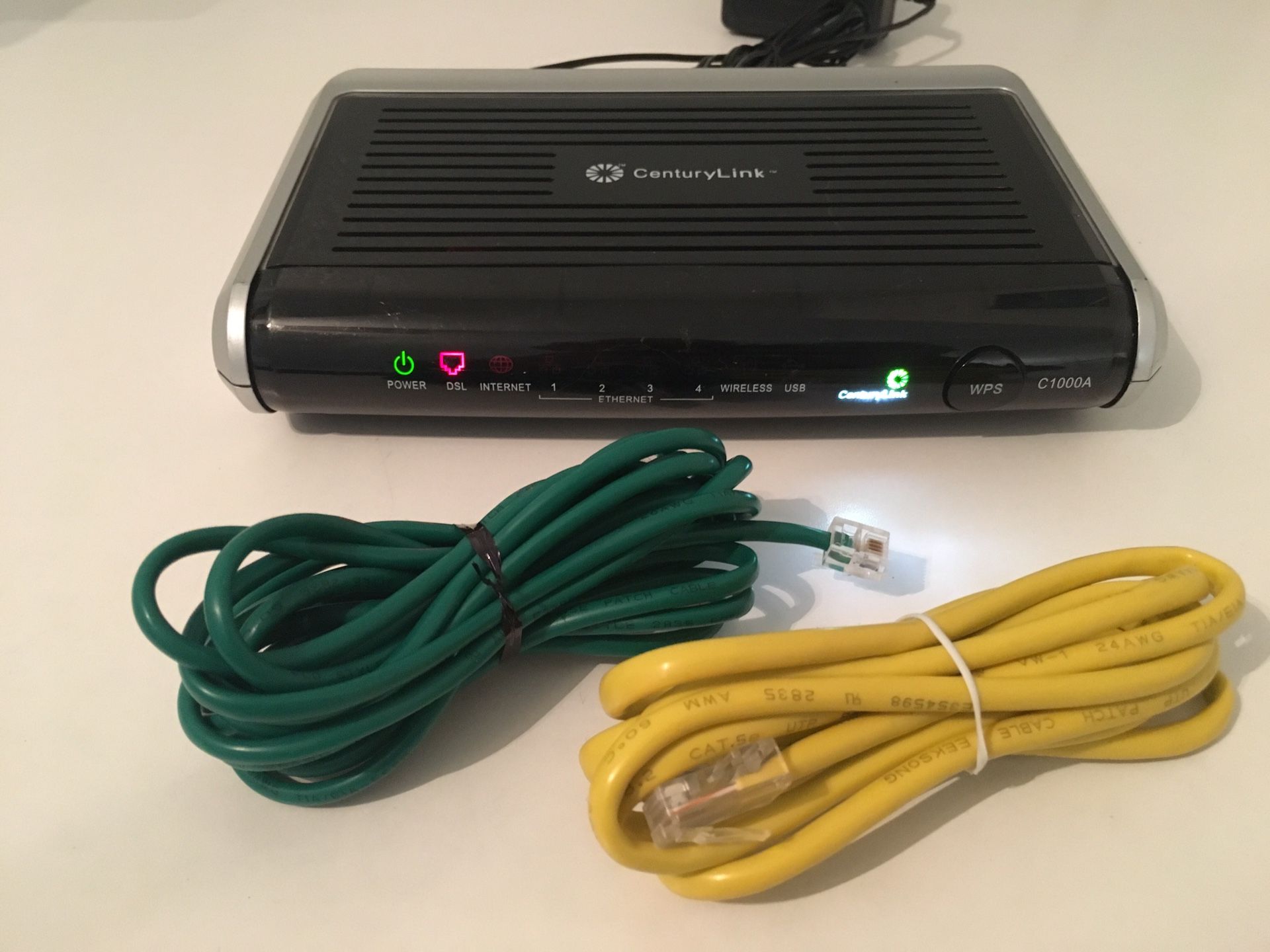 CenturyLink Actiontec C1000A 4-Port Wireless Internet Modem Ethernet