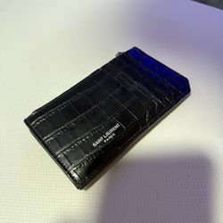 Saint Laurent (YSL) Leather Wallet 100% Authentic
