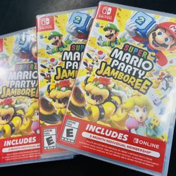 Super Mario Party Jamboree - New - Sealed - $45 Each - 3 Month Nintendo Online Code 