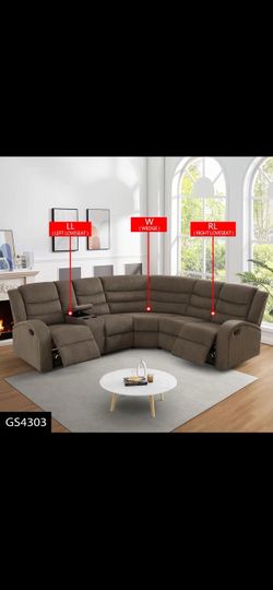 Recliner sectional