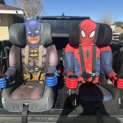 Spider-Man & Batman Car Seats 