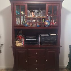 Cabinet With Hutch - 2 Pc. - 