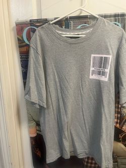 Privé Men's Gray Graphic Print Crew Neck Short Sleeve T-Shirt Size L