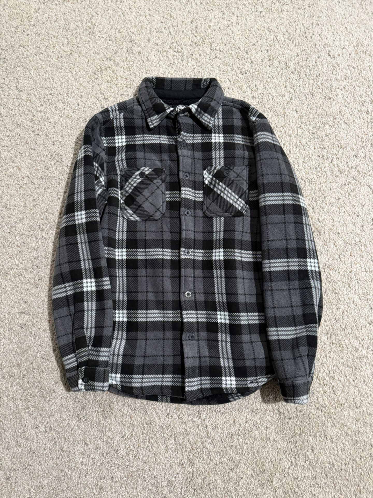 Weatherproof Black/Grey Flannel Jacket