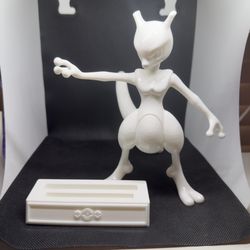 Pokemon Mewtwo 3D Printed Card Or Slab Display 7 inch