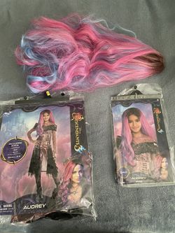 Girls Halloween Costume Audrey Descendants Small WITH Wig