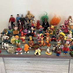 Vintage Toys Various Figurines 