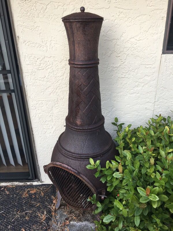 Large cast iron chiminea 5' tall for Sale in Fort Myers, FL - OfferUp