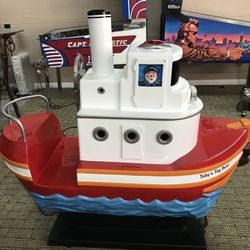 Coin Operated Tug Boat Kiddie Ride 1970’s