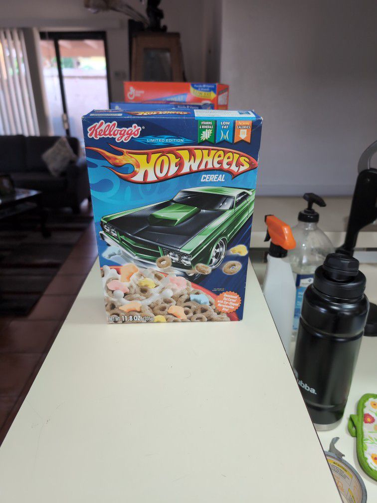 Kellogg's Box Of Hot Wheels Cereal