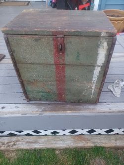 Old Millitary Shipping Crate From Spokane