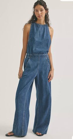 Free people jumpsuit denim