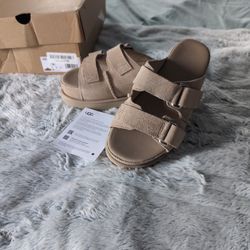 Ugg Women's Goldenstar Hi-Slide Sandal Sz 5 US 36 EU