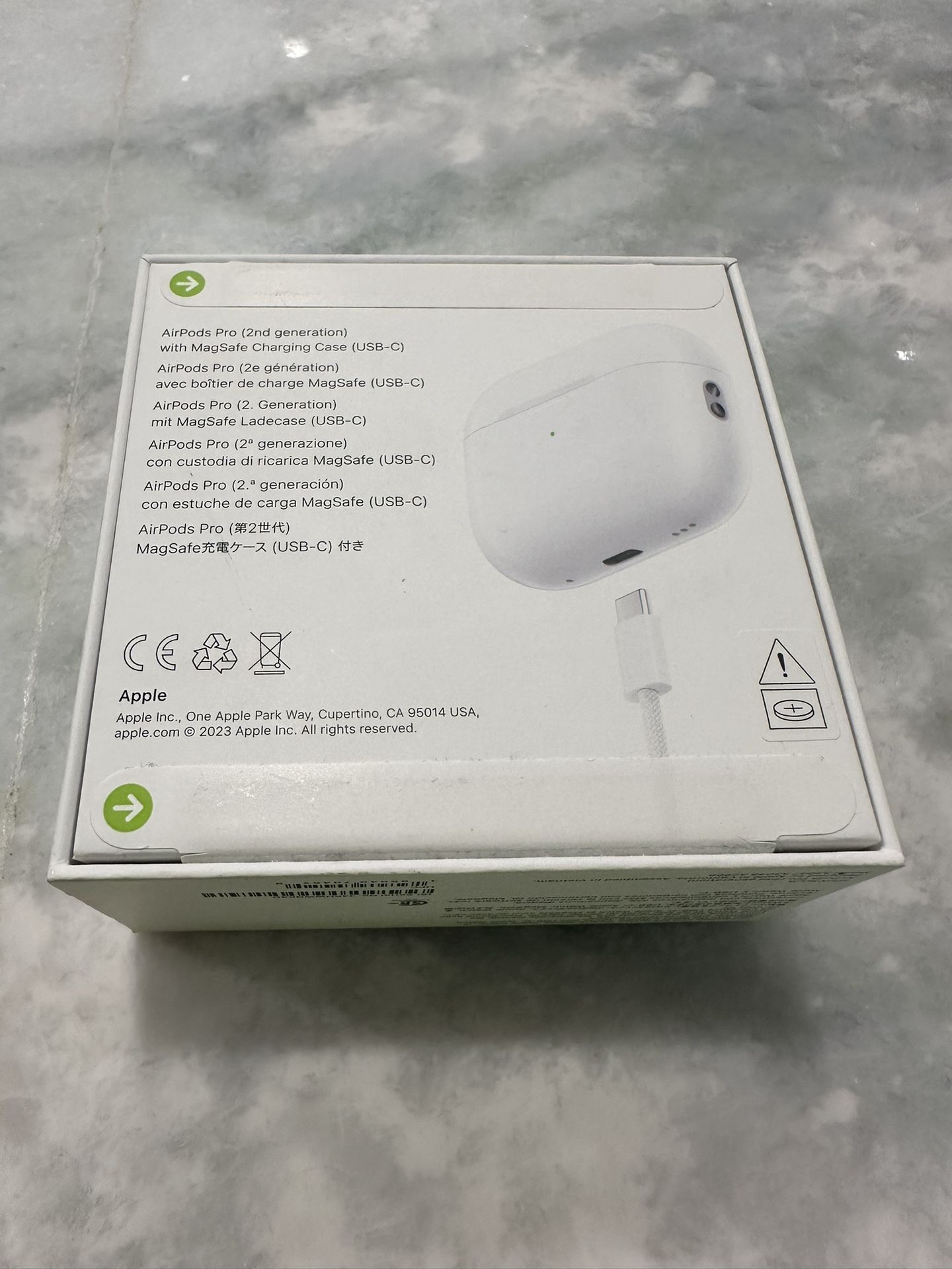 Apple AirPods Pro 2nd Gen with MagSafe Charging Case NEW IN BOX + AppleCare