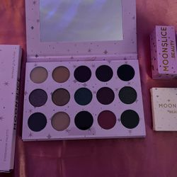 Moonslice pallet, blush, and liquid blush