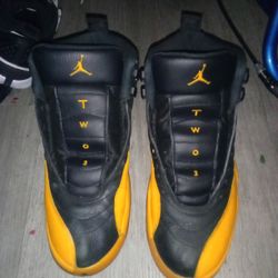 Jordan 12s Retro University Blk&Yell