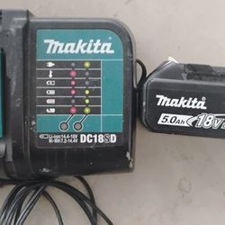 Makita charger with 18V battery
