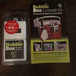Fishing Live well Kit Plus Bubble Box Aerator