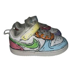 Custom Pop Art Cartoon Nike Shoes – Kids Size 8C