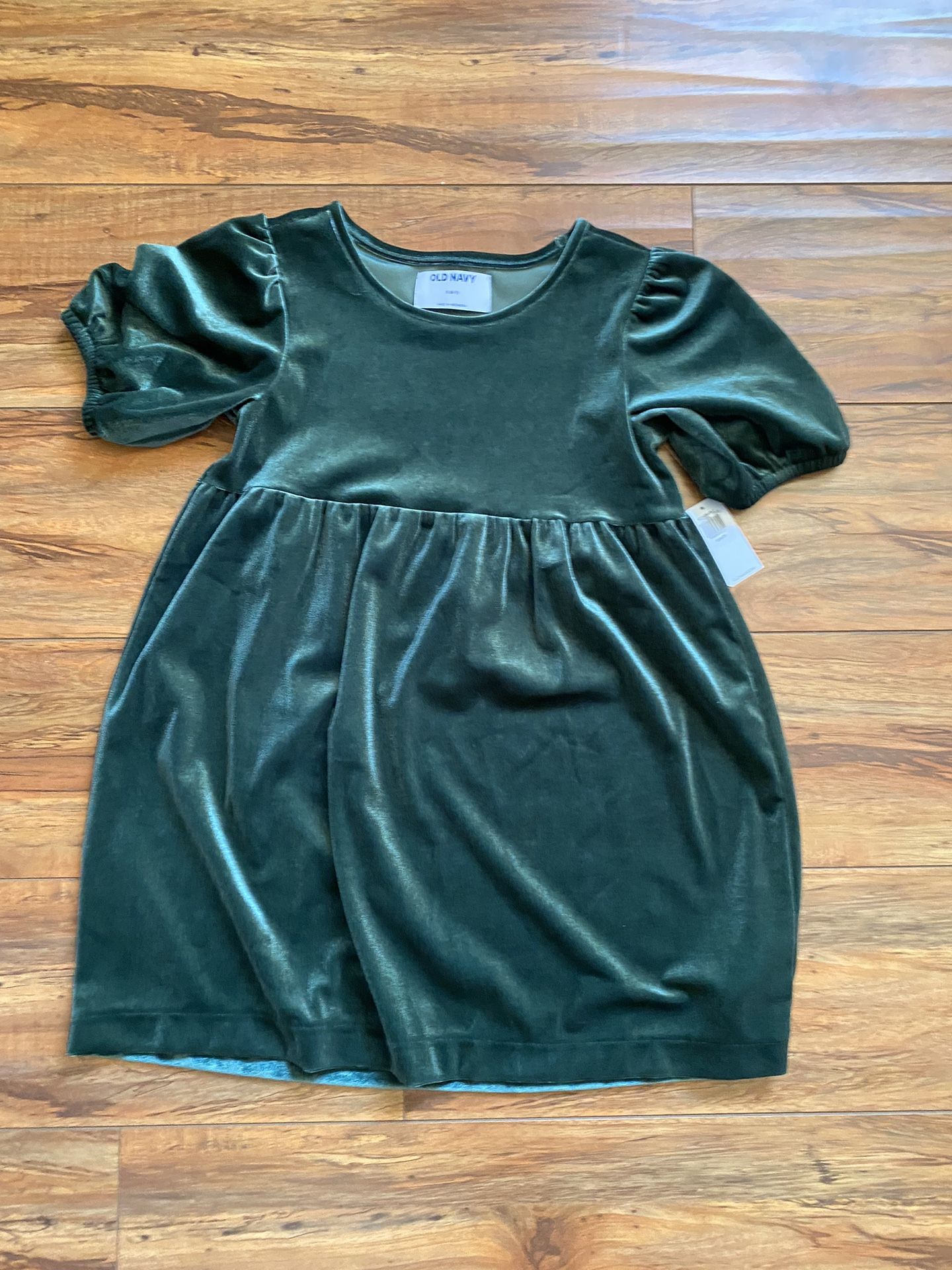 Old Navy Holiday Green Dress Sz 5T